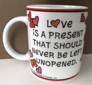 Ziggy Love Themed 2005 Coffee Cup Mug by Ziggy and Friends 10 fl oz NOS NWT - Imagen 1 de 8