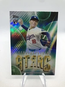2024 Topps Update Yoshinobu Yamamoto Stratospheric Stars Rookie RC #SS-1 Dodgers - Picture 1 of 2