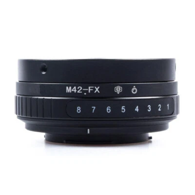 Tilt Shift Adapter Ring for M42 Mount Lens to Fujifilm Fuji FX X-Pro1 XT2 X-E1 - Image 1 of 4