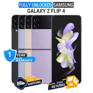 Samsung Galaxy Z Flip4 5G Desbloqueado de fábrica SM-F721U1 - Muy buen estado - Imagen 1 de 14