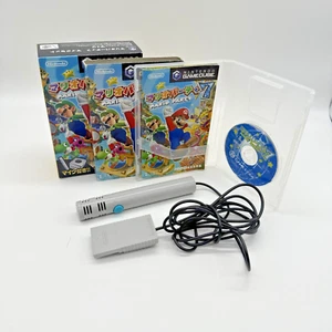 Mario Party 7 Nintendo Gamecube Big Box with Microphone Japanese Import Complete - Picture 1 of 3