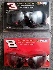 2 Vintage Encon Dale Earnhardt Nascar Safety Eyewear Glasses UV Protection #3 Jr - Picture 1 of 2