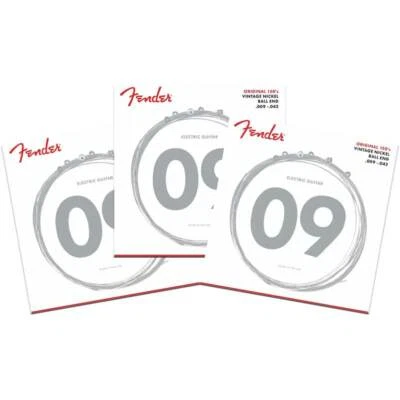 Electric Guitar Strings, Fender Original Pure Nickel 150, 3 PACK - Image 1 of 3