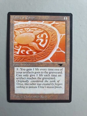 Tablet of Epityr , MTG Antiquities (1994), Common Artifact - Image 1 of 2