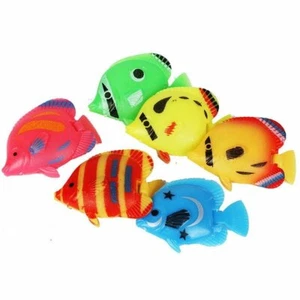 10pcs New  Aquarium Fake Fish Tank Plastic Fishes Aquarium Decor Home Gift - Picture 1 of 5