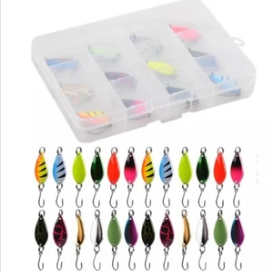 Forelle Trout Spoons Set in Tackle Box 12 Stück 5 Gramm Angeln Spinner Blinker - Bild 1 von 5