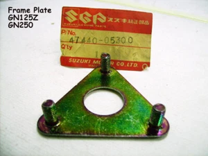 Suzuki EN125 GN125 GN250 GS125 Tool Holder Plate NOS FRAME PLATE OEM 47440-05300 - Picture 1 of 2