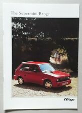 Yugo Supermini Brochure 1990 - 45A, 55A, 55A GLS, 65A, 65A GLX 