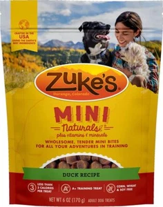 Dog, Zuke's Mini Naturals Moist Dog Treats - Delicious Duck Recipe (6 oz) - Picture 1 of 1