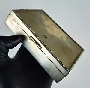 Antike schwere massive 925 Sterling Silber Trincket Box / Zigarrenkiste - Bild 1 von 24