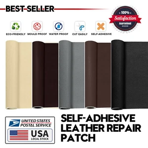 DIY Leather Repair Tape Self-Adhesive Patch for Car Seats Sofa Furniture Handbag - Picture 1 of 26