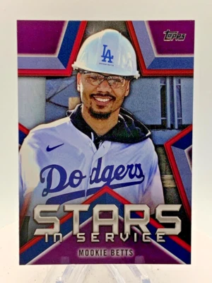 2021 Topps - Stars in Service #SIS-7 Mookie Betts - Image 1 of 2