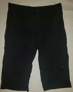 Columbia Woman's Titanium Omni-Dri Active Lightweights Hiking Pants Black Capri - Picture 1 of 12