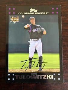 2007 Topps Colorado Rockies Troy Tulowitzki Rookie Baseball Card #135 RC