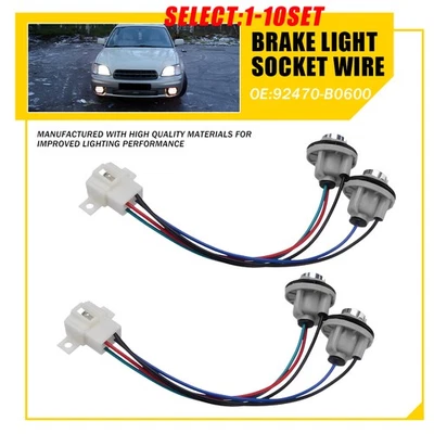Ajuste Subaru Outback 2000 2001 2002 03 04 soquete de luz de freio e chicote de fios 4-20X - Imagem 1 de 4