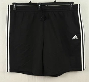 Adidas Men Essentials Fleece 3-Stripes Shorts Black Size 4XL H20849 NWT - Picture 1 of 5