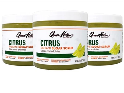 3 Pack - Queen Helene Citrus Radiant Sugar Scrub, Softens and Exfoliates, 20 OZ - Image 1 of 3