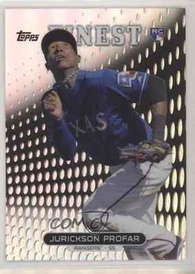 2013 Topps Finest Refractor Jurickson Profar #62 Rookie RC - Image 1 of 2