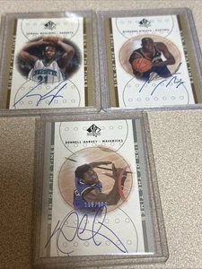 3 Stück 2000-01 SP Authentic Sign of the Times Magloire, N’Diaye & Harvey /200 - Bild 1 von 9