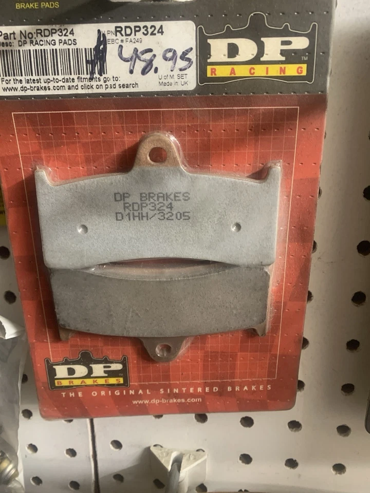 PASTILLAS DE FRENO DE TITANIO DP RDP X-RACING RDP324 BUELL/MV AGUSTS/KAWASAKI NOS Foto 1 de 1