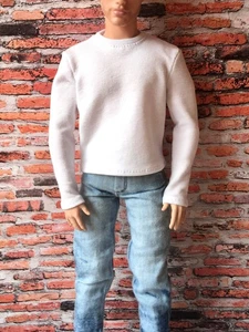 BQ-VITAL – Long Sleeve T-Shirt for 12" 1/6 Scale Ken Dolls – Multiple Colors - Picture 1 of 29