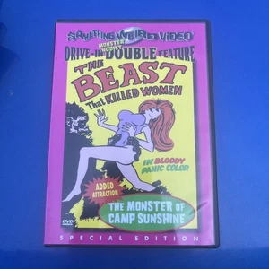 The Beast that Killed Women / The Monster of Camp Sunshine W/ Insert DVD Tested - Picture 1 of 3