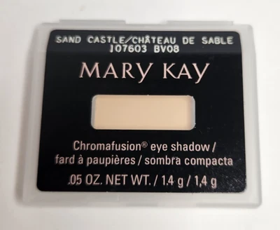 NWOB Mary Kay Chromafusion Eye Shadow "Sand Castle" #107603 Matte .05oz NEW - Image 1 of 2