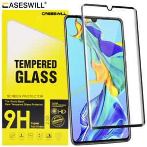 For Huawei P30 Pro Caseswill 3D Curved Tempered Glass Film Screen Protector