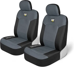 Cat® MeshFlex Automotive Seat Covers for Cars Trucks and SUVs (Set of 2) GRAY - Picture 1 of 9