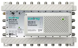 Axing 9 x 6 SPU 96-09 Polarisation Multi-Switch Satellit-FTA EMP HD SHAW LNB - Bild 1 von 4
