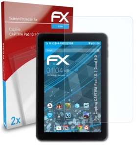 atFoliX 2x Screen Protector for Captiva CAPTIVA Pad 10.1 Quad HD clear - Afbeelding 1 van 8
