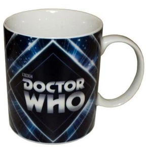 NEW Doctor Dr Who LOGO Boxed China Mug - BBC Licensed by Ikon - Imagen 1 de 2