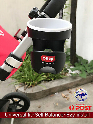OLiby Pram/Stroller Cup Holder Universal Fit Drink Bottle Water • 18$