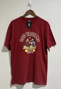 USC Trojans 2006 Rose Bowl Shirt Adult Size Large Red NWT Graphic Tee Mens - Picture 1 of 11