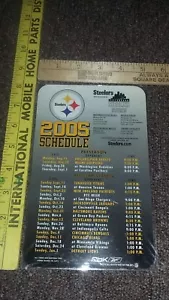 PITTSBURGH STEELERS 2005 TEAM MAGNETISCHER SPIELPLAN - Bild 1 von 2