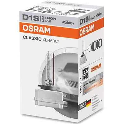 OSRAM Xenarc Classic Car Headlight Bulb D1S (Single) 66140CLC - Image 1 of 2
