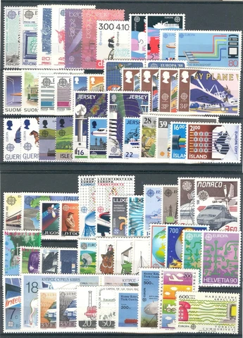 1988 EUROPA CEPT complete year set MNH Cover