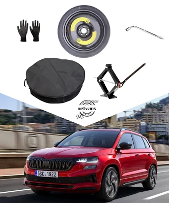 Kit Ersatzrad Notrad 17" fur SKODA KAROQ mit Wagenheber, Schlüssel und Tasche - Bild 1 von 4