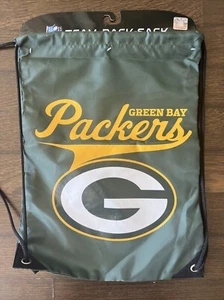 NEW Green Bay Packers Football Team Licensed Team Spirit Backsack 17.5" x 13" - Picture 1 of 3