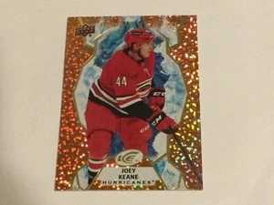 2021-22 ¡Novato Joey Keane de Upper Deck Ice ""Orange"" #120!! Huracanes de Carolina - Imagen 1 de 2