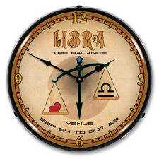 Zodiac Sign Backlit Wall Clock - Choose from all 12 Signs