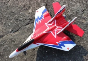 Russian Fighter Jet Glider RC Airplane 2.4GHz EPP Styrofoam - Picture 1 of 2