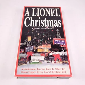 ✅ TM Video A Lionel Christmas VHS Tom McComas Trains Railroad 1995 - Picture 1 of 3
