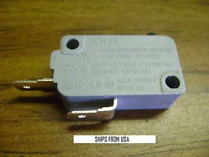 New OEM Microwave Oven KW3A Door Micro Switch Normally Open 