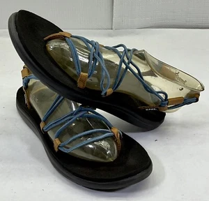 Teva Voya Infinity Sandals Women’s Sz 10 Flat Slip On Recyclable Mush Footbed - Picture 1 of 14