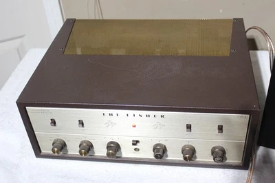 Amplificador integrado de tubo Fisher X-100-B muy limpio Foto 1 de 4