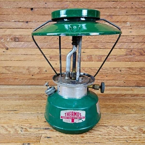 Vintage King Seeley Thermos Model 8326 Gas Lantern Tested Working No Globe - Picture 1 of 20