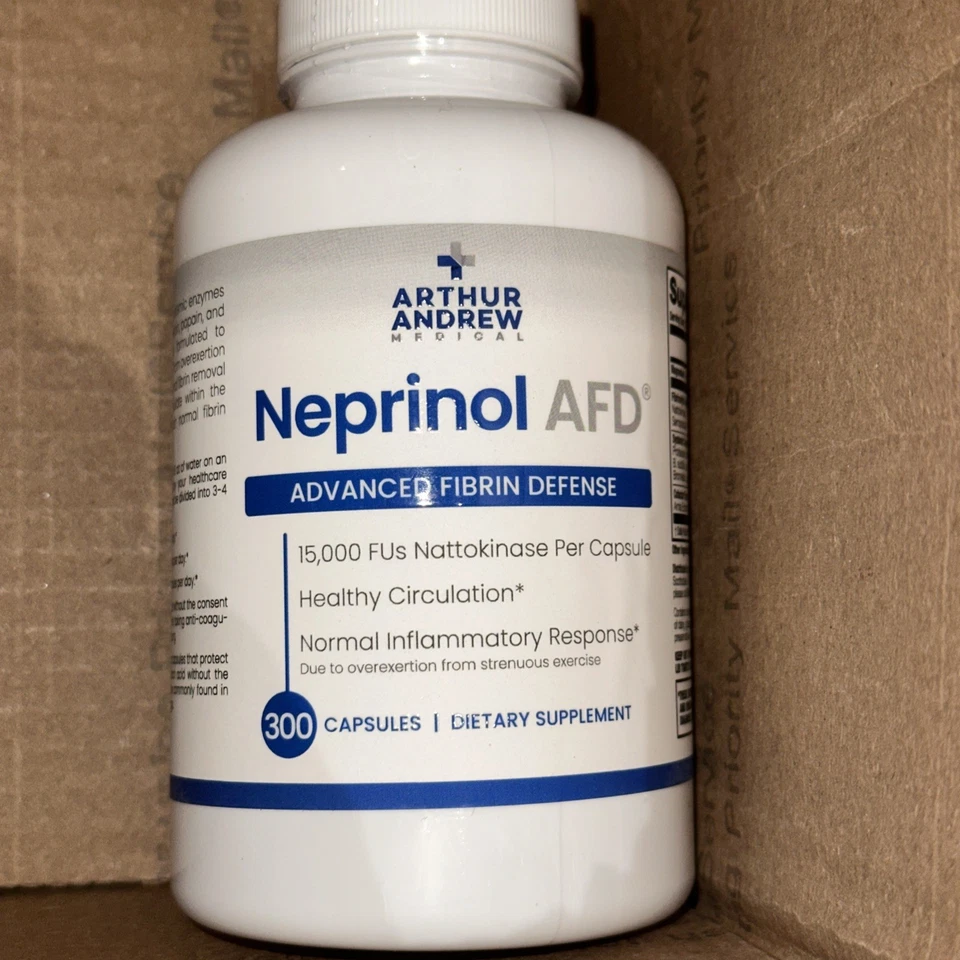 Neprinol AFD Advanced Fibrin Defense - 500 mg 300 Cápsulas Exp 6/27 NUEVO Foto 1 de 1