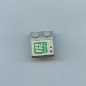 LEGO x 1 Clásico Gris Claro Pendiente 45 2 x 2 con Pantalla de Ordenador y Lado Derecho B - Imagen 1 de 1