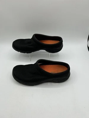 Merrell J48250 Loafer Casual Shoes Men's Sz 7 Black Textile Slip-On Mule Clogs - Image 1 of 4